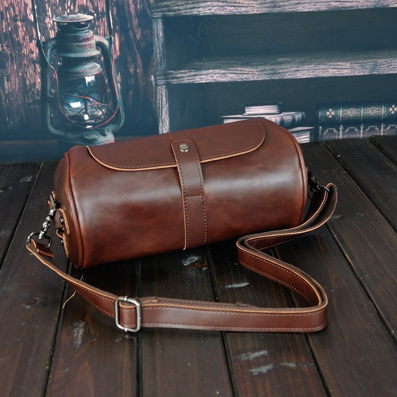 Fashionable Single Shoulder Cylinder Bag.